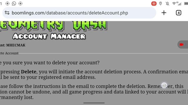 Как удалить свой аккаунт в Geometry Dash 2.2 смотреть онлайн