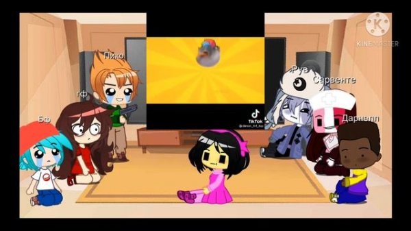 • Реакция FNF и pico's school на тик ток•🎶🎤 (4 часть)