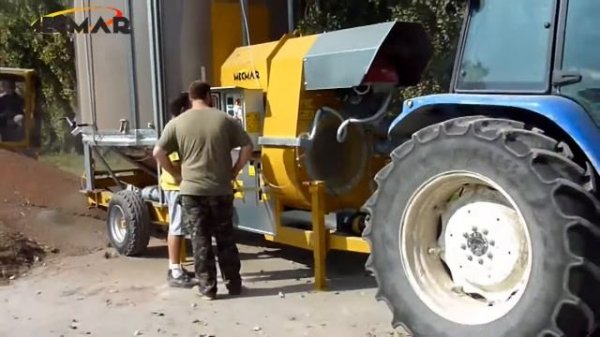 Мобильная зерносушилка Mecmar FSN 15 привод от ВОМ