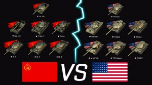 СССР vs США! ЧЬЯ НАЦИЯ СИЛЬНЕЕ в Tanks Blitz?