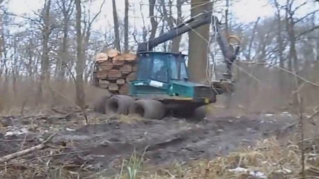 лесная техника - форвардер Timberjack - Forwarder Timberjack #9