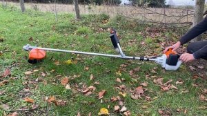 Запуск бензотримера Stihl FS 250‼️Як завести мотокосу Stihl