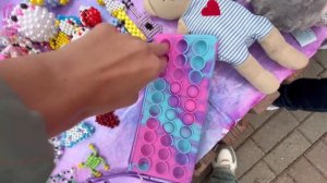 Продаем изделия из бисера на улице 2 часть//Amina paper