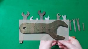 Гаечные ключи СССР. Часть 3. Рожковые односторонние.