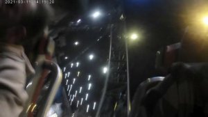 Полет в тоннеле вид назад