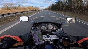 Тестовый (первый) выезд Kawasaki ZZR 1100