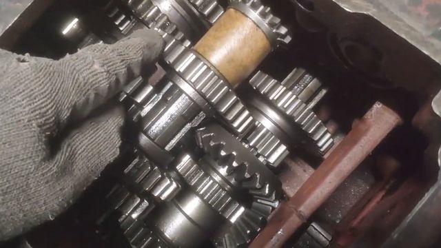 Ремонт КПП DW 244 B (Шифенг 244). смотреть онлайн