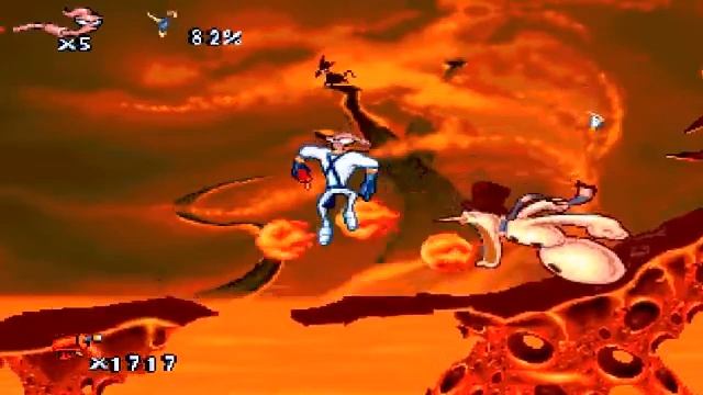 Earthworm Jim (Потерянные уровни) часть 2 смотреть онлайн