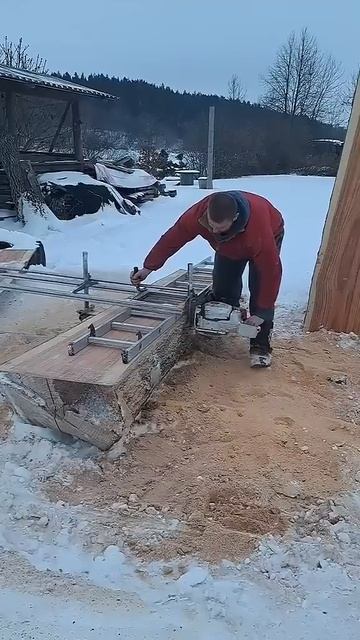 Распиловка красивой древесины 😍 #woodworking #work смотреть онлайн