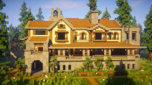 Как Построить Большой и Красивый Дом в Майнкрафте #1