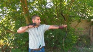 Лук Монгольского типа Стрельба на 80 метров