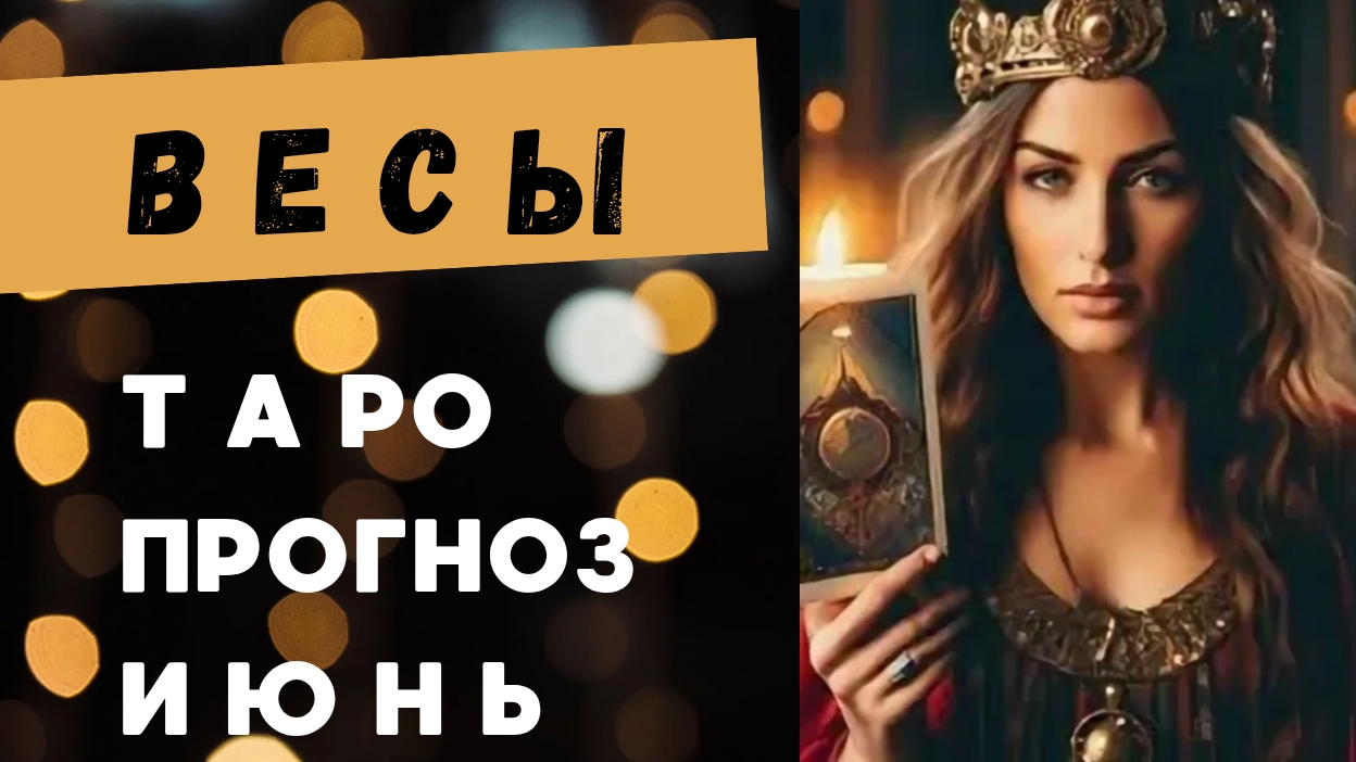 ВЕСЫ 💯 таро прогноз на июнь 2025 🍀 энергии и события месяца смотреть онлайн