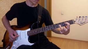 Мама, мы все тяжело больны- Кавер на электрогитаре(Соло партия Каспаряна, В.Цой, группа Кино)