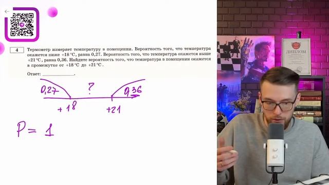 Термометр измеряет температуру в помещении. Вероятно? смотреть онлайн