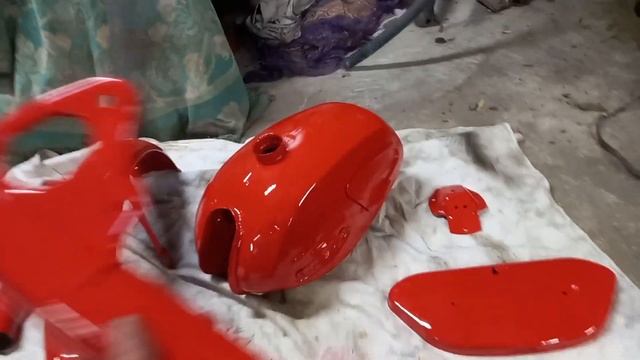 Минск 3.115. Покраска старичка в оригинальный цвет. 2 час?