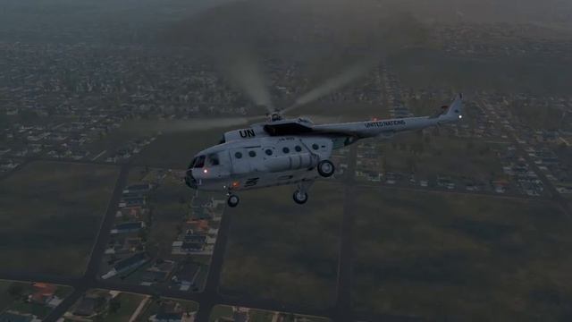 Пробный вылет Ми 8 X Plane 11