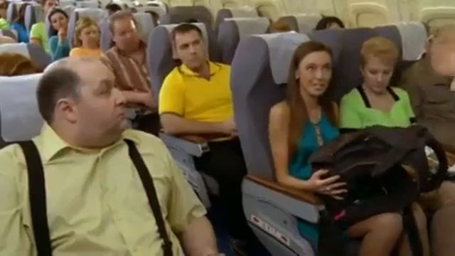 Приколы в самолёте смотреть онлайн