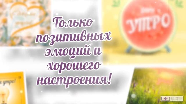 Видео открытка с добрым летним утром. [Скачать бесплатно] смотреть онлайн