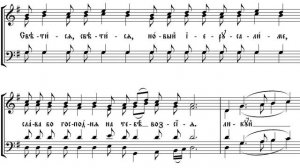 Ангел вопияше. Задостойник Пасхи. Динев. Весь хор