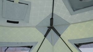 ролик - Зимняя шестигранная палатка Вяз-220