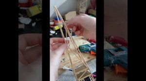 модель башенного крана КБ 515 создание масштаб 1:50