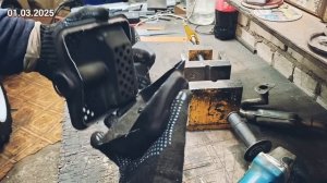 Самодельный минитрактор переломка. Что внутри глушит?