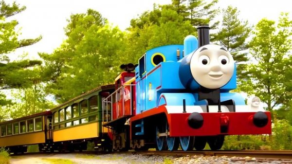 Учим цвета и поезда. Паровозы для детей - развивающее в