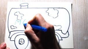Что ты делал Синий Трактор? Как нарисовать Синий Тракт