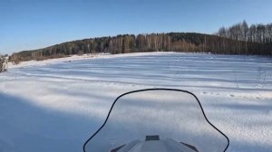 Испытания снегохода БТС Арктик