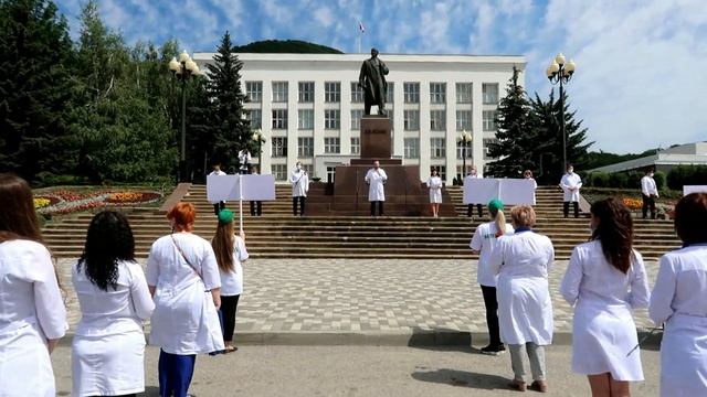 Марш-парад Железноводских медиков 24.06.2020 г. смотреть онлайн