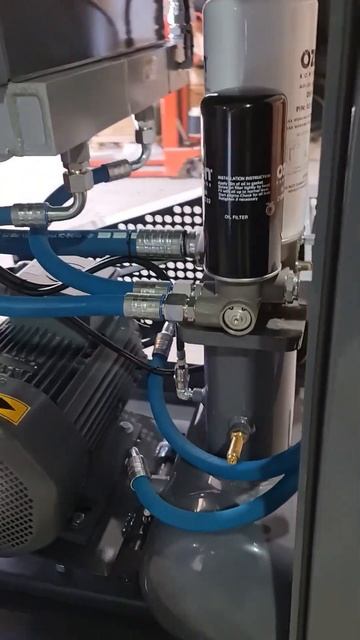 Первый запуск 37 кВт компрессора маркий ОЗЕН смотреть онлайн