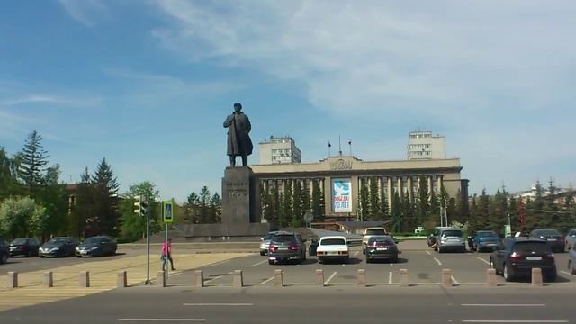 Памятник В. И.  Ленину. Красноярск 2015