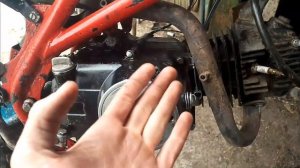 ЗАКЛИНИЛ МОТОР НА ПИТБАЙКИ. Что теперь буду делать дал