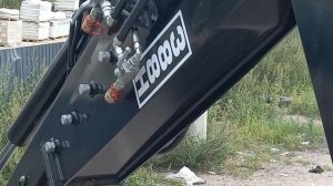 Эсковатор погрузчик Shanmon 388h  3. как снять ковш , быстро с