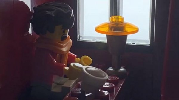 СЛУЧАЙ В ПОЕЗДЕ | Lego Stop Motion Animation | Lego Crazy Bricks Studio