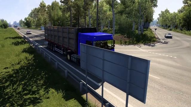 Euro Truck Simulator 2 | Продолжаем обкатывать DAF | Везём лес смотреть онлайн