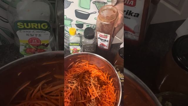 Корейская морковка| быстро|вкусно|делайте сейчас|cookingw смотреть онлайн