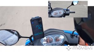Замер скорости на скутере 125 см/куб.