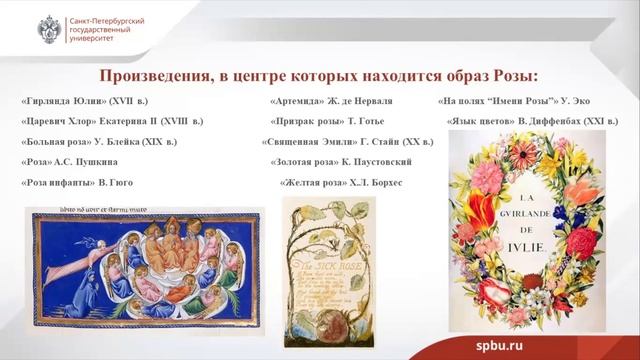 Цветы в мировой литературе – Лекция Светланы Горбов?