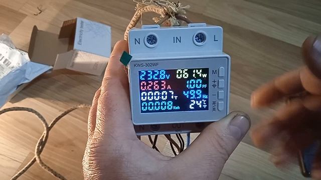 KWS 302WF ваттметр на дин рейку вай фай