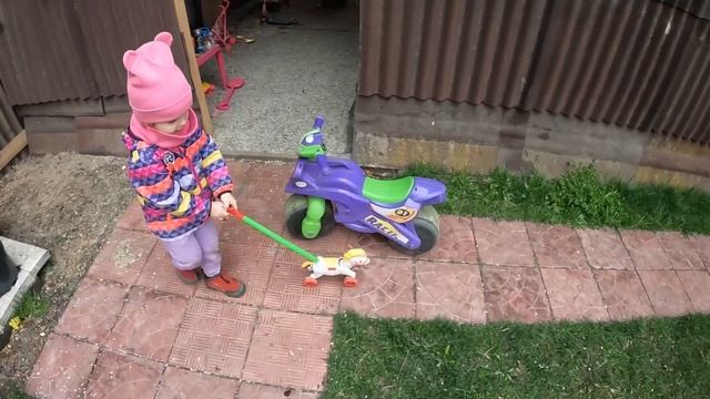 Покатушки | Мотоцикл и лошадка