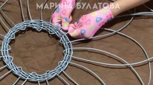 Как сплести праздничный ВЕНОК из ротанга? / БЕСКАРКАСН