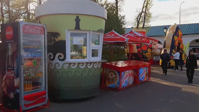 Ярмарка и обзор продуктов Кострома Золотое Кольцо России смотреть онлайн