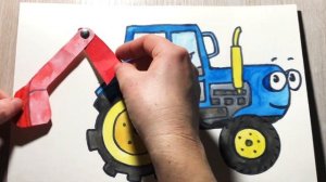 Что ты делал Синий Трактор?  🚜 Как нарисовать Синий Тр