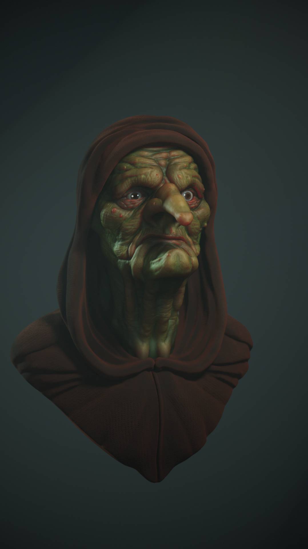 Speed Sculpt - Witch bust #3d #art #zbrush смотреть онлайн