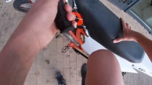 Покатушка толпой на питбайках | погоня дпс за питбайка