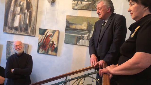 Сергей Николаевич Левандовский. Открытие выставки Татьяны Беляевой. Пасхальное Воскресение, 2019... смотреть онлайн