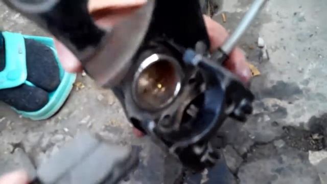 Как менять колодки на Kayo 140