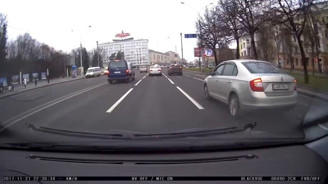 BlackVue DR490-2CH - съемка днем