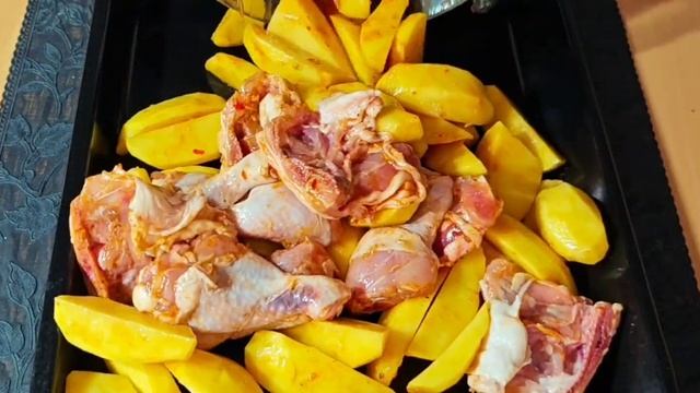 Картошка с курицей и беконом - проще не бывает!!